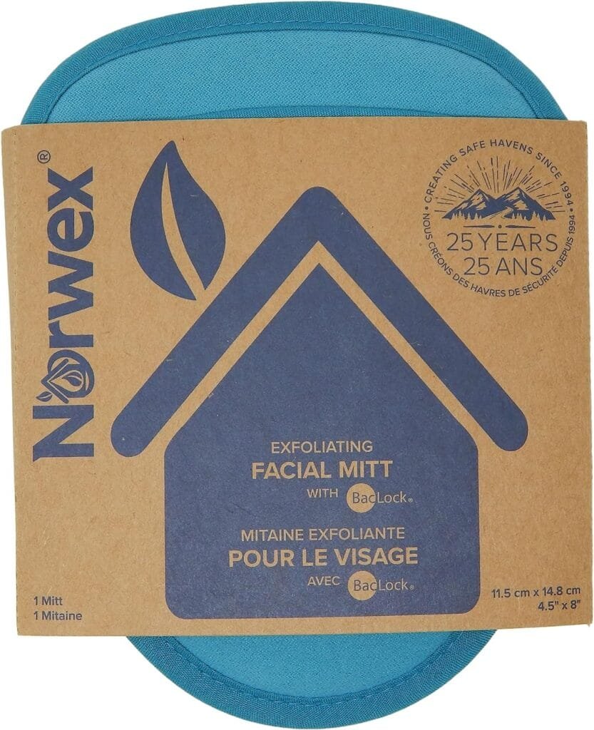 Norwex Exfoliating Facial Mitt - Teal Norwex Exfoliating Facial Mitt - Teal