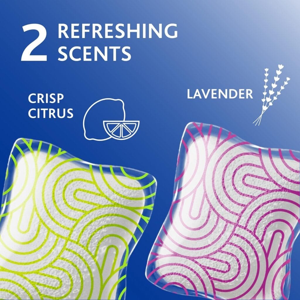 O-Cedar PACS Hard Floor Cleaner, Crisp Citrus Scent 10 Count (1-Pack) | Made with Naturally-Derived Ingredients | Safe to Use on All Hard Floors | Perfect for Mop Buckets