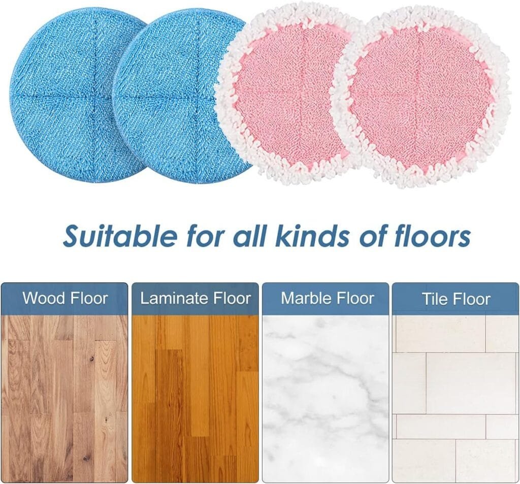 OGORI Cordless Electric Mop, Cordless Floor Cleaner Dual-motor Powerful Spin Mop w/Water Spray and LED Headlight, Self-Propelled Police Scrubber Mops for Vinyl, Hardwood, Tile  Laminate Floors