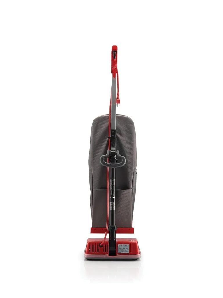 Oreck - U2000RB-1 Commercial, Professional Upright Vacuum Cleaner, For Carpet and Hard Floor, U2000RB1, Red/Gray, 9.25D x 47.75H x 12.5W