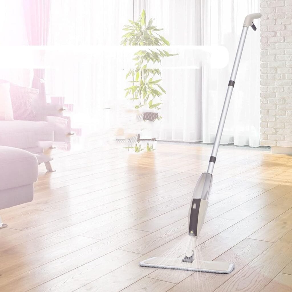 OUSHOP Mop Water Spray Mop Handle Home Cleaning Tools for Wash Lazy Flat Mops Floor Cleaner with Replacement Reusable Microfiber Pads OUSHOP Mop Water Spray Mop Handle Home Cleaning Tools for Wash Lazy Flat Mops Floor Cleaner with Replacement Reusable Microfiber Pads