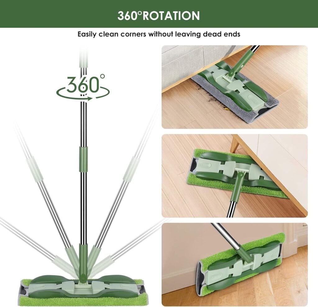 OZD Microfiber Flat Mop and Spray Mop for Floor Cleaning, Dust Floor Mop with 52.4, Wet Mops with 500ML Refillable Bottle, Flat Mop for Hardwood Laminate Vinyl Tiles Floor Dust Cleaning OZD Microfiber Flat Mop and Spray Mop for Floor Cleaning, Dust Floor Mop with 52.4, Wet Mops with 500ML Refillable Bottle, Flat Mop for Hardwood Laminate Vinyl Tiles Floor Dust Cleaning