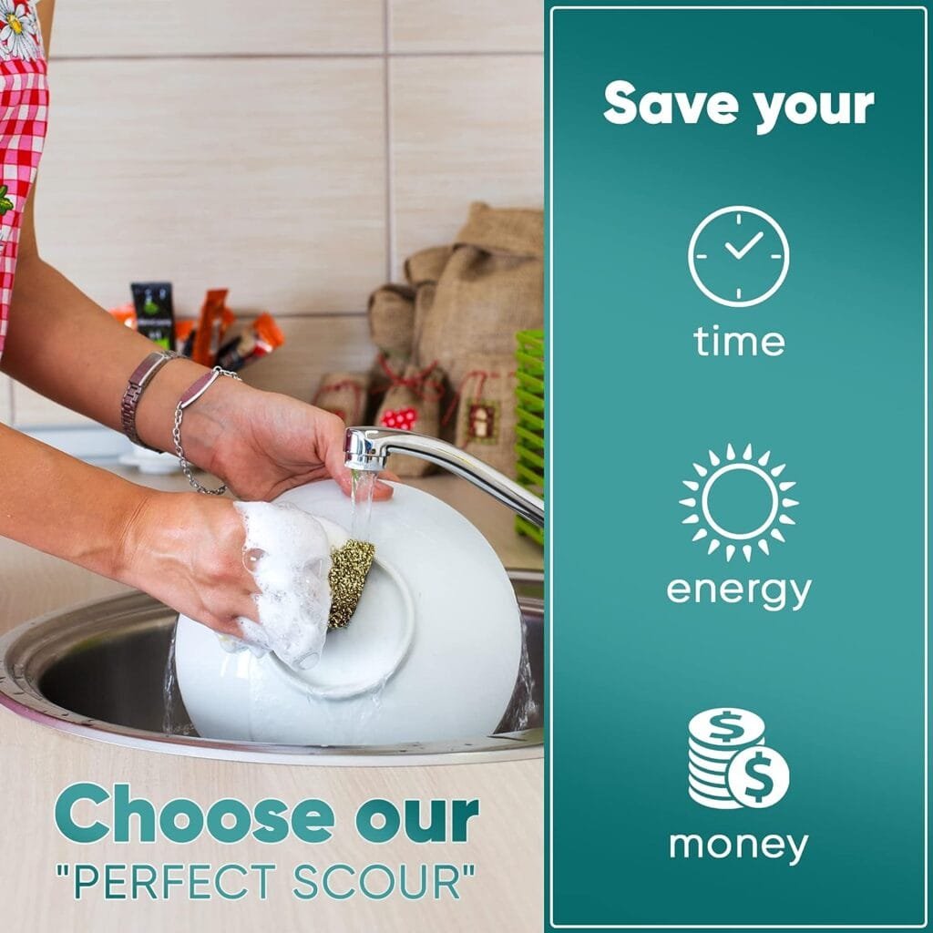 Perfect Scour 2 Pack Scrub Sponges for Kitchen - Multipurpose Non-Scratch Sponge with Heavy Duty Scouring Power - Soft and Fast Cleaning Scrubber for Cleaning Dishes, Pans, Pots and Hard Stains Perfect Scour 2 Pack Scrub Sponges for Kitchen - Multipurpose Non-Scratch Sponge with Heavy Duty Scouring Power - Soft and Fast Cleaning Scrubber for Cleaning Dishes, Pans, Pots and Hard Stains