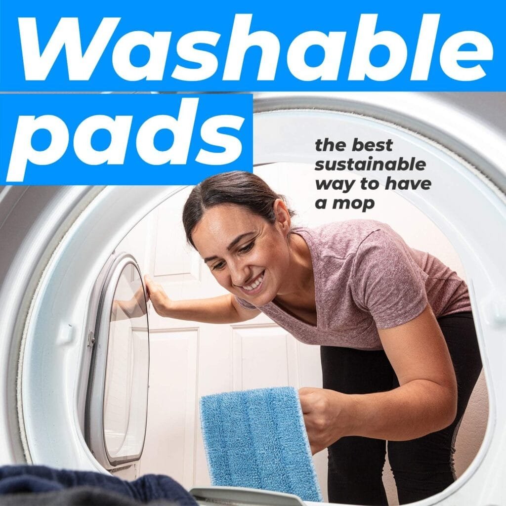Professional Dredge Microfiber Flat Mop System for Hardwood Tile Laminate  Vinyl Floors with 3 Washable Wet Dry Dust Cleaning Pads - Good for Kitchen  Bathroom Too - Extendable  Collapsible Handle Professional Dredge Microfiber Flat Mop System for Hardwood Tile Laminate  Vinyl Floors with 3 Washable Wet Dry Dust Cleaning Pads - Good for Kitchen  Bathroom Too - Extendable  Collapsible Handle