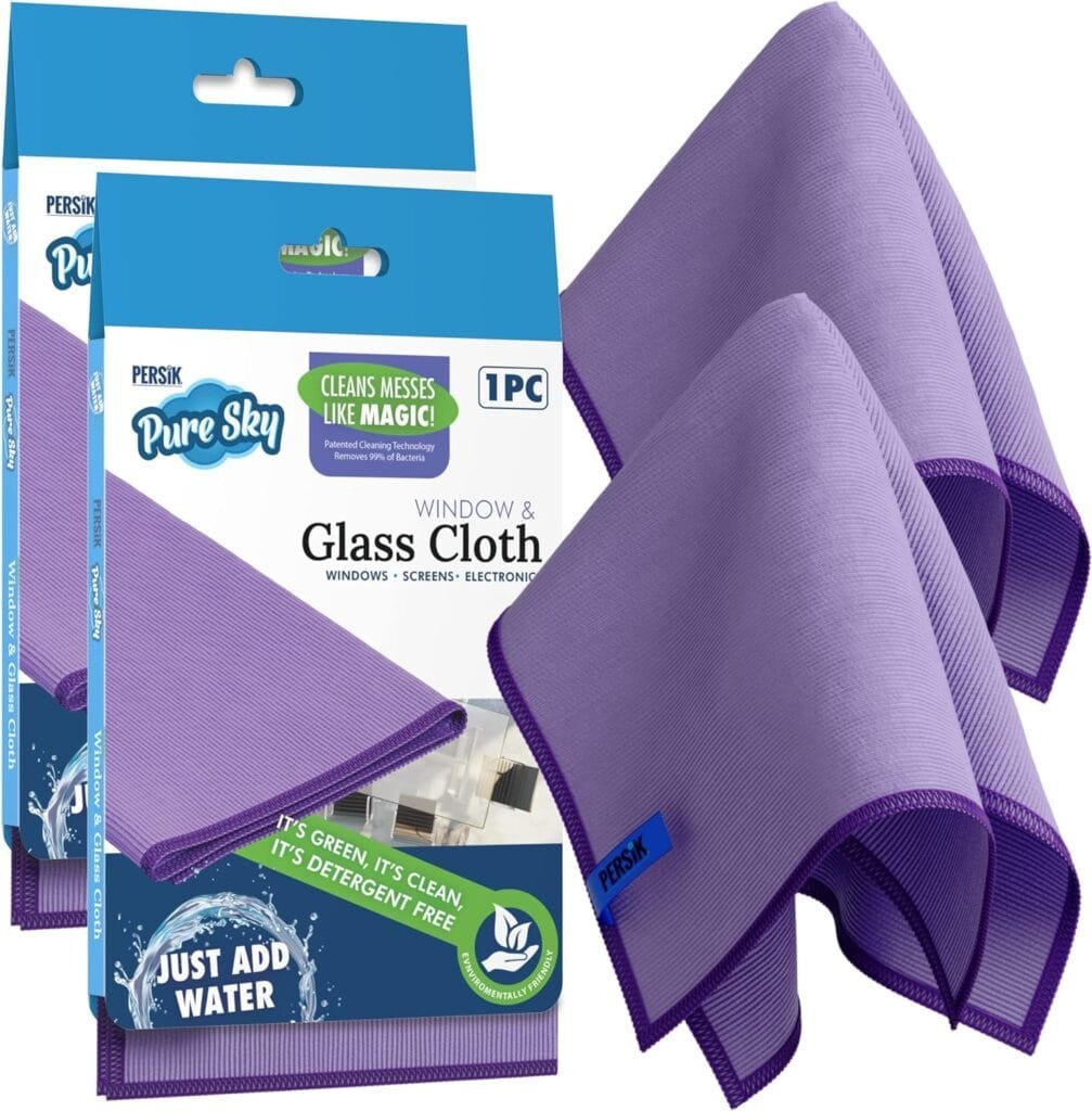 PureSky Window Glass Cleaning Cloth Review Cleaninup