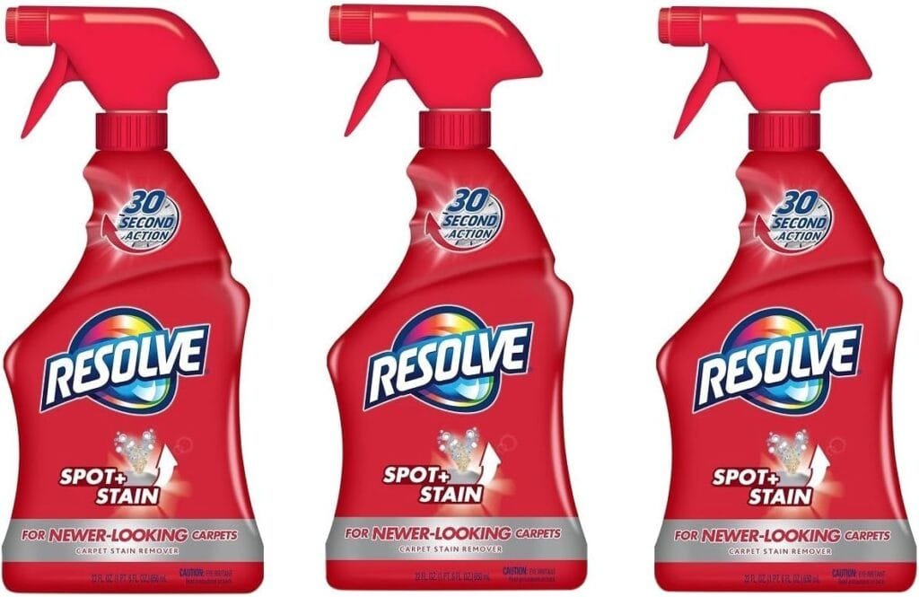 Resolve Carpet Spot  Stain Remover, 22 fl oz Bottle, Carpet Cleaner (Pack of 3) Resolve Carpet Spot  Stain Remover, 22 fl oz Bottle, Carpet Cleaner (Pack of 3)