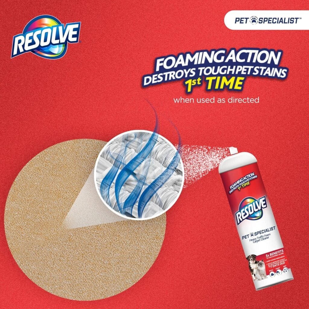 Resolve Pet Specialist Heavy Traffic Foam Review - Cleaninup