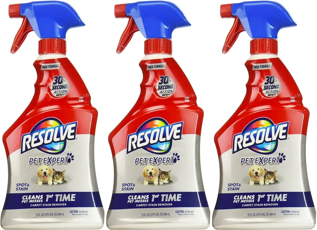 Resolve Pet Stain  Odor Carpet Cleaner, 22 oz (Pack of 3)