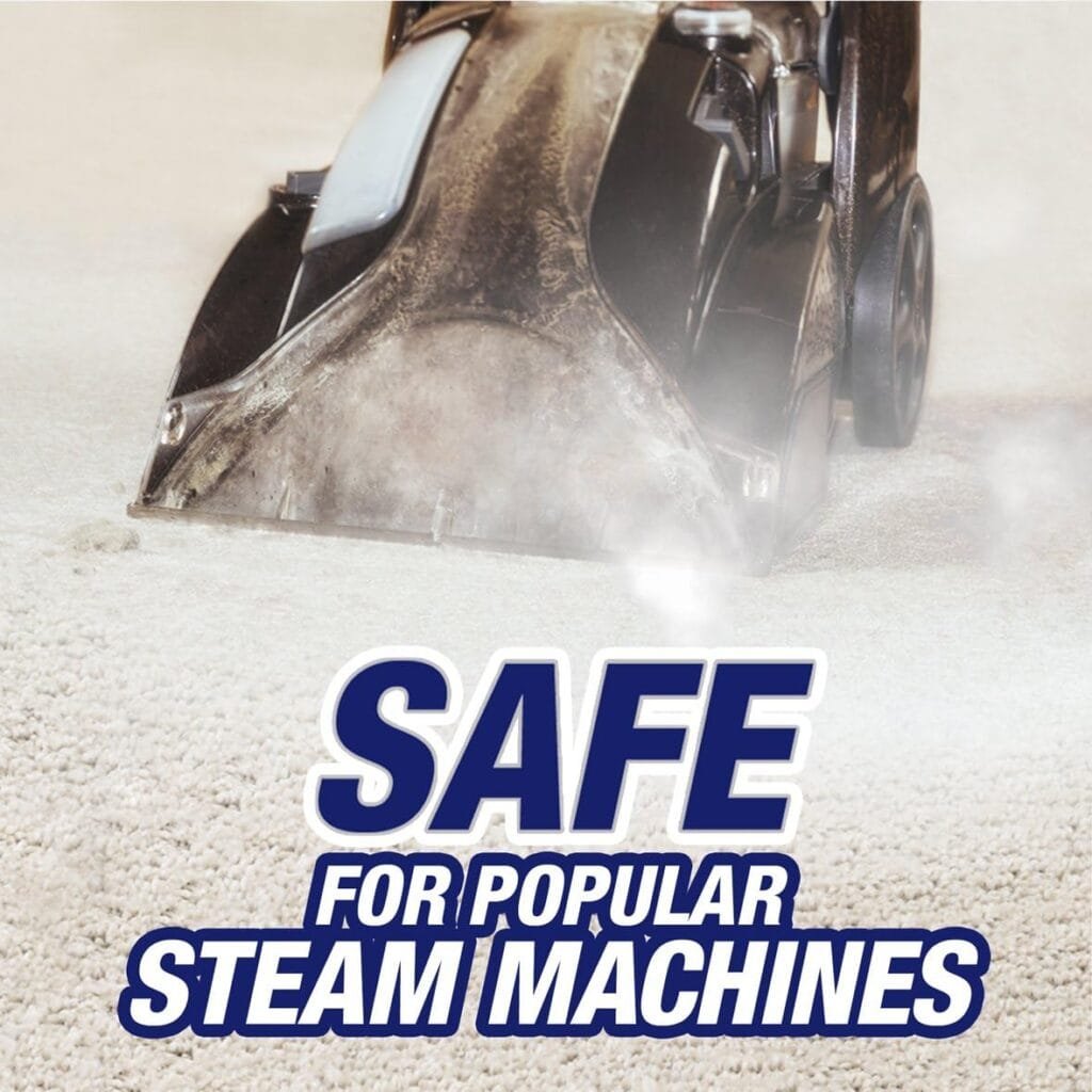 Resolve Professional Steam Carpet Cleaner Solution Shampoo, 96oz, 2X Concentrate, Safe for Bissell, Hoover  Rug Doctor (Pack of 4)