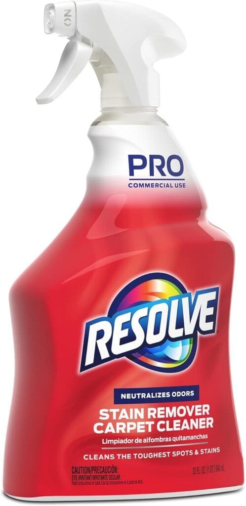 Resolve Professional Strength Spot and Stain Carpet Cleaner, Carpet Cleaner, Carpet Cleaner Solution, 32 Fl Oz Resolve Professional Strength Spot and Stain Carpet Cleaner, Carpet Cleaner, Carpet Cleaner Solution, 32 Fl Oz