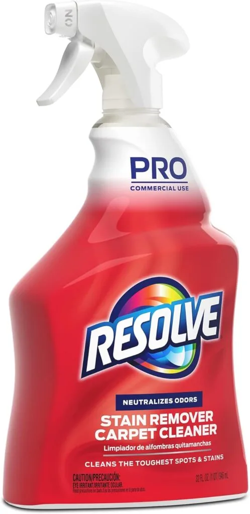 Resolve Professional Strength Spot and Stain Carpet Cleaner, Carpet Cleaner, Carpet Cleaner Solution, 32 Fl Oz Resolve Professional Strength Spot and Stain Carpet Cleaner, Carpet Cleaner, Carpet Cleaner Solution, 32 Fl Oz
