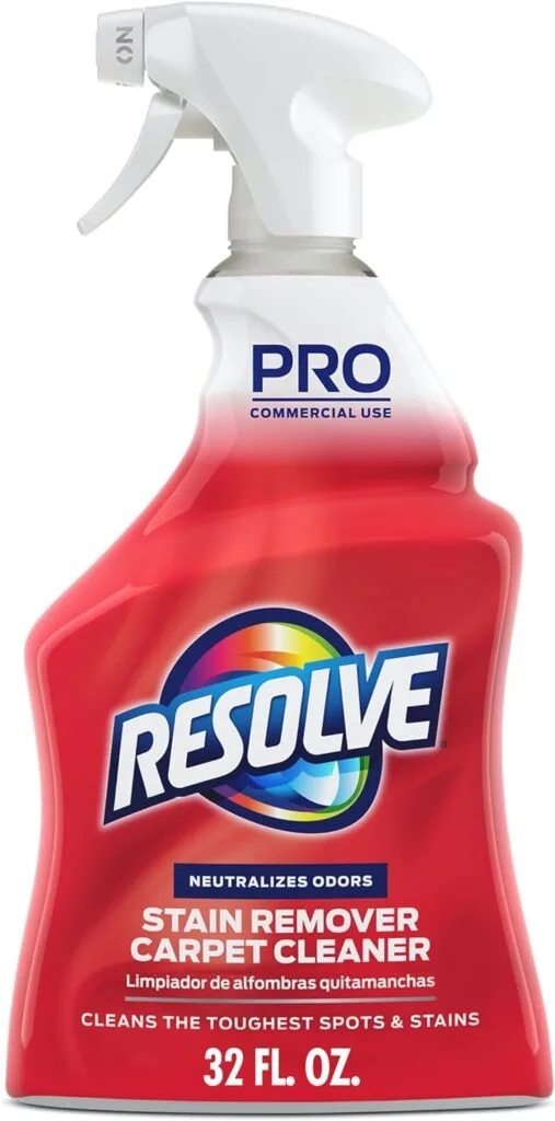 Resolve Professional Strength Spot and Stain Carpet Cleaner, Carpet Cleaner, Carpet Cleaner Solution, 32 Fl Oz Resolve Professional Strength Spot and Stain Carpet Cleaner, Carpet Cleaner, Carpet Cleaner Solution, 32 Fl Oz