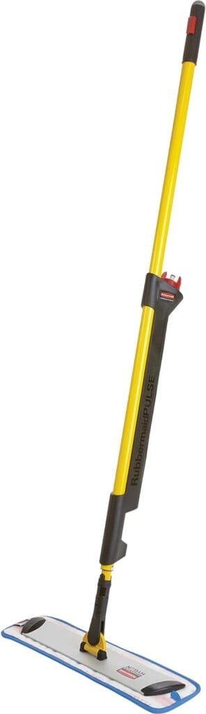 Rubbermaid Commercial Products HYGEN PULSE Single Sided Microfiber Spray Mop Kit for Hardwood/Tile/Laminated Floors, Yellow, Perfect for Kitchen/Lobby/Bathroom Cleaning (1835528), 3.8 x 4.9 x 56 Rubbermaid Commercial Products HYGEN PULSE Single Sided Microfiber Spray Mop Kit for Hardwood/Tile/Laminated Floors, Yellow, Perfect for Kitchen/Lobby/Bathroom Cleaning (1835528), 3.8 x 4.9 x 56