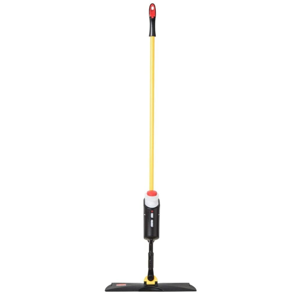 Rubbermaid Commercial Products Pulse Microfiber Light Commercial Spray Mop System, Cleans up to 850 Square Feet, Black, Floor Cleaning for Kitchen/Lobby/Bathroom Rubbermaid Commercial Products Pulse Microfiber Light Commercial Spray Mop System, Cleans up to 850 Square Feet, Black, Floor Cleaning for Kitchen/Lobby/Bathroom