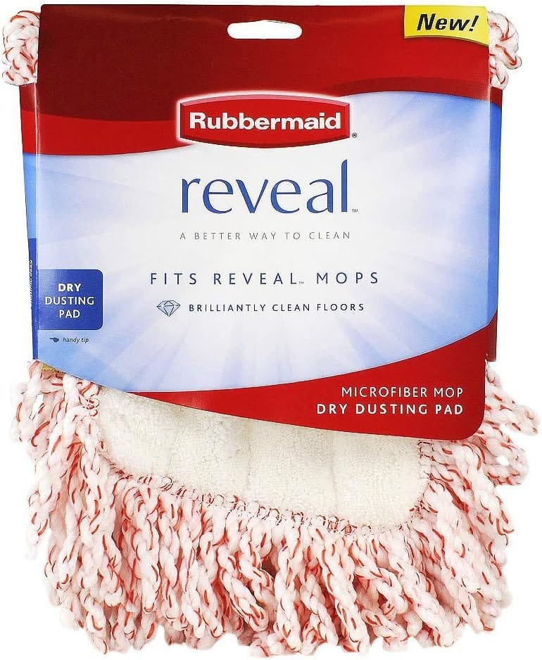 Rubbermaid Reveal Spray Mop, Bundles: 1 Mop, 1 Multi-Surface Microfiber Pads, 1 Refillable Bottles (2856049) Rubbermaid Reveal Spray Mop, Bundles: 1 Mop, 1 Multi-Surface Microfiber Pads, 1 Refillable Bottles (2856049)