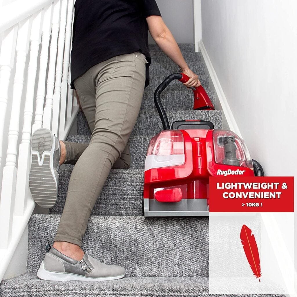 Rug Doctor Pet Portable Spot Cleaner, 2X Suction Power, Lightweight Dual Action Pet Tool, Pro-Grade Power Removes Stains  Odors from Rugs, Carpets And Upholstery