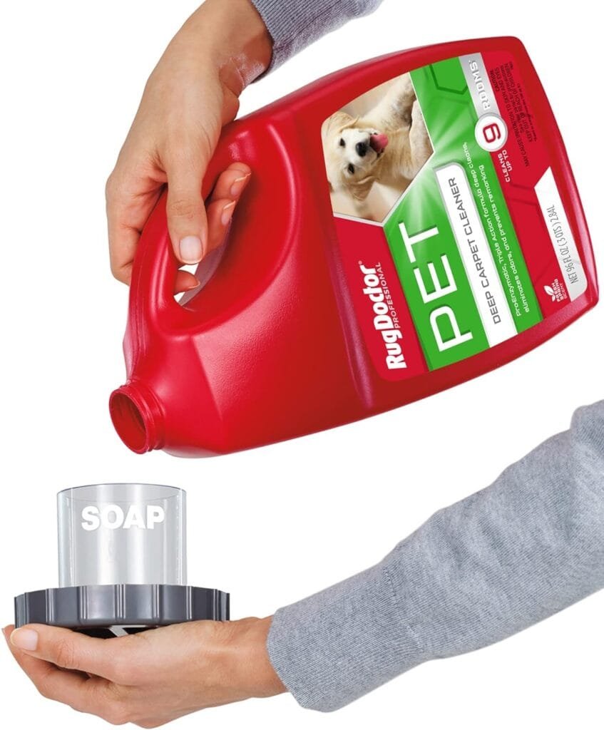 Rug Doctor Pet TruDeep Carpet Cleaner, Pet Upholstery Tool, Best-In-Class Suction Power, Dual Brush Cross-Action Technology for One-Pass Cleaning, CRI Platinum Rated Rug Doctor Pet TruDeep Carpet Cleaner, Pet Upholstery Tool, Best-In-Class Suction Power, Dual Brush Cross-Action Technology for One-Pass Cleaning, CRI Platinum Rated