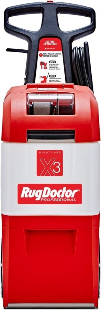 Rug Doctor X3 Commercial Carpet Cleaner – Large Red Oxy Pro Pack, Exclusive Vibrating Brush Spray Scrub and Extract Embedded Dirt and Grime, 48 oz. Oxy Cleaning Solution Rug Doctor X3 Commercial Carpet Cleaner – Large Red Oxy Pro Pack, Exclusive Vibrating Brush Spray Scrub and Extract Embedded Dirt and Grime, 48 oz. Oxy Cleaning Solution