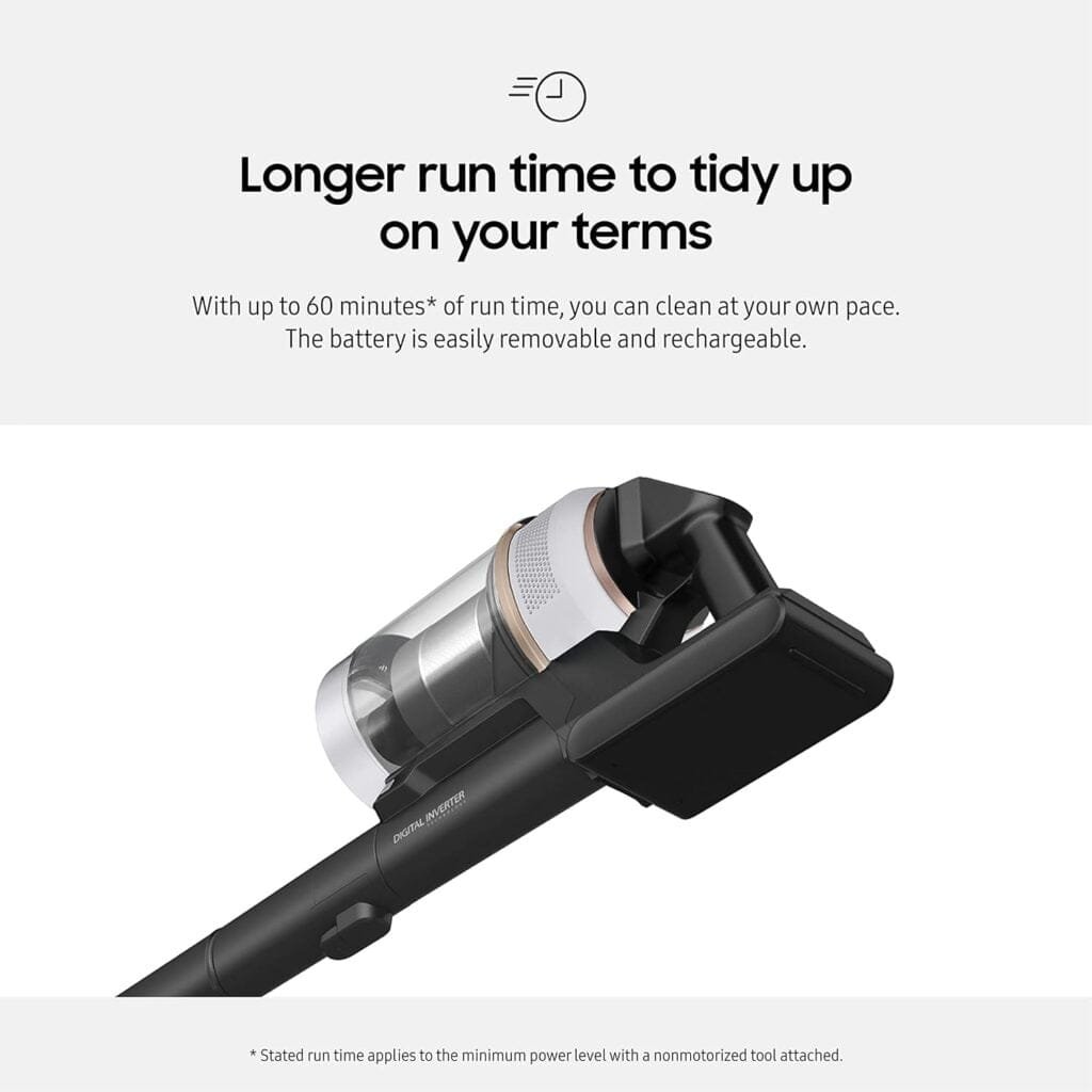 SAMSUNG Bespoke Jet Cordless Stick Vacuum Cleaner w/Clean Station, Multi Surface Brushroll, Powerful Floor Cleaning for Carpet, Hardwood, Tile, Lightweight, VS20A9500AW/AA, 2023,Woody Green SAMSUNG Bespoke Jet Cordless Stick Vacuum Cleaner w/Clean Station, Multi Surface Brushroll, Powerful Floor Cleaning for Carpet, Hardwood, Tile, Lightweight, VS20A9500AW/AA, 2023,Woody Green