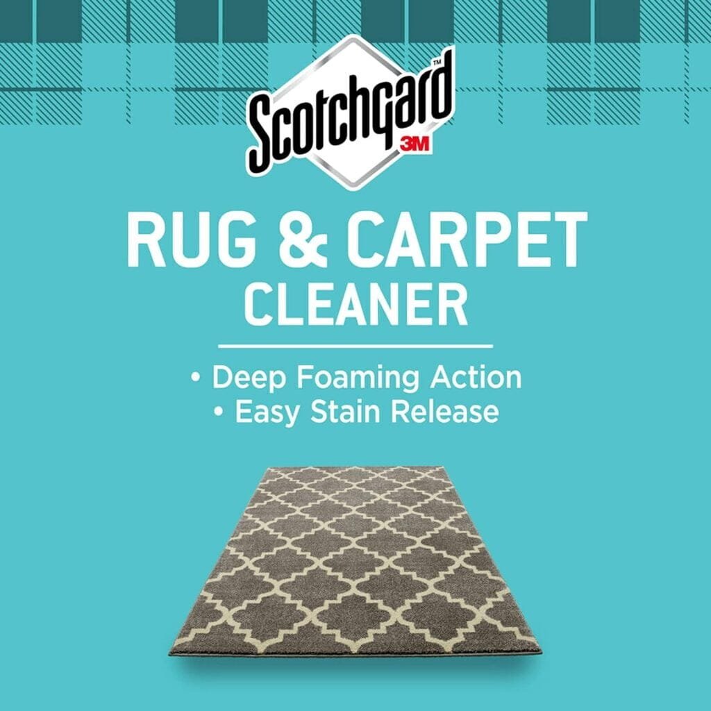 Scotchgard Rug  Carpet Cleaner, Fabric Cleaner Blocks Stains, Cleaning Sprays Make Cleanup Easier, 14 oz Scotchgard Rug  Carpet Cleaner, Fabric Cleaner Blocks Stains, Cleaning Sprays Make Cleanup Easier, 14 oz