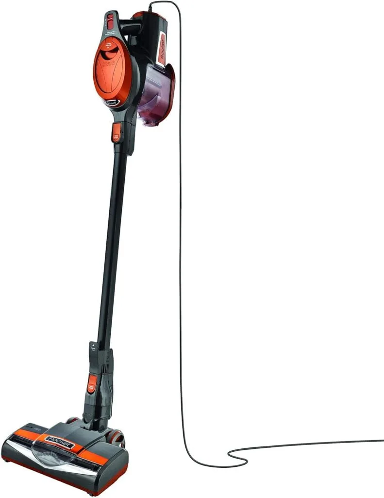 Shark HV301 Rocket Ultra-Light Corded Bagless Vacuum for Carpet and Hard Floor Cleaning with Swivel Steering, Gray/Orange Shark HV301 Rocket Ultra-Light Corded Bagless Vacuum for Carpet and Hard Floor Cleaning with Swivel Steering, Gray/Orange