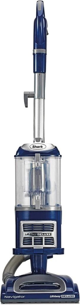 Shark NV360 Navigator Lift-Away Deluxe Upright Vacuum with Large Dust Cup Capacity, HEPA Filter, Swivel Steering, Upholstery Tool  Crevice Tool, Blue Shark NV360 Navigator Lift-Away Deluxe Upright Vacuum with Large Dust Cup Capacity, HEPA Filter, Swivel Steering, Upholstery Tool  Crevice Tool, Blue