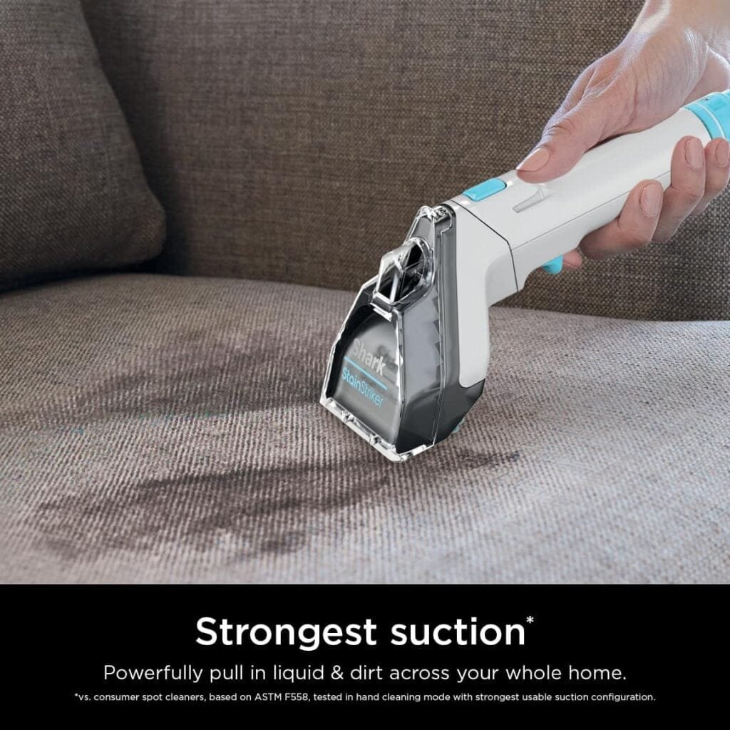 Shark PX201 StainStriker Portable Carpet  Upholstery Cleaner, Spot, Stain,  Odor Eliminator, 3 Attachments, Perfect for Pets, Carpet, Area Rugs, Couches, Upholstery, Cars  More, White Shark PX201 StainStriker Portable Carpet  Upholstery Cleaner, Spot, Stain,  Odor Eliminator, 3 Attachments, Perfect for Pets, Carpet, Area Rugs, Couches, Upholstery, Cars  More, White