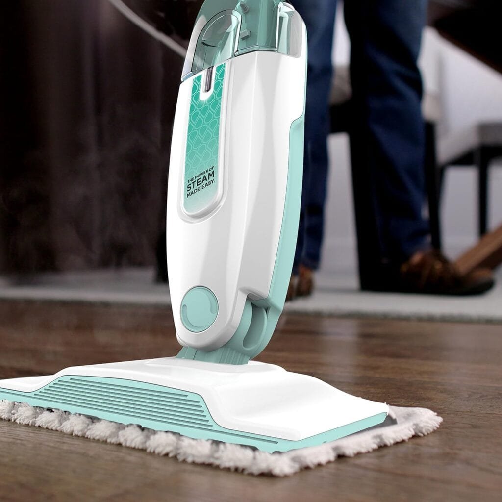 Shark Steam Mop Hard Floor Cleaner for Cleaning and Sanitizing with XL Removable Water Tank and 18-Foot Power Cord (S1000A),White