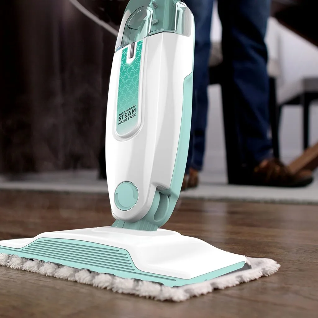 Shark Steam Mop Hard Floor Cleaner for Cleaning and Sanitizing with XL Removable Water Tank and 18-Foot Power Cord (S1000A),White