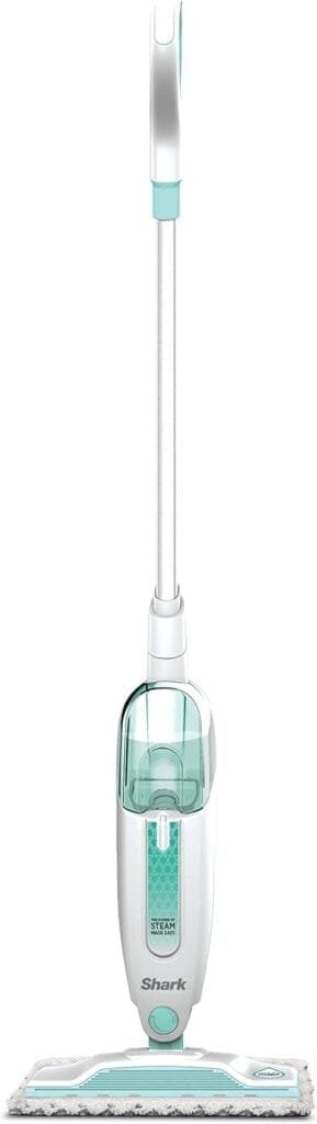 Shark Steam Mop Hard Floor Cleaner for Cleaning and Sanitizing with XL Removable Water Tank and 18-Foot Power Cord (S1000A),White