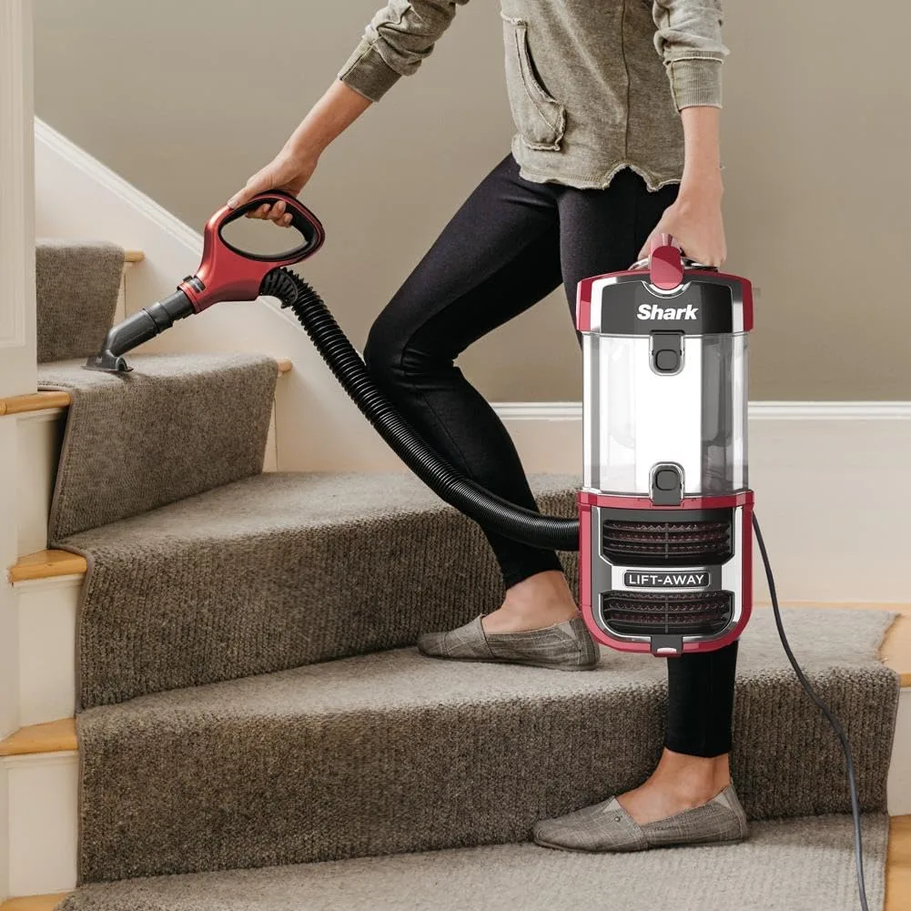Shark ZU503AMZ Navigator Lift-Away Upright Vacuum with Self-Cleaning Brushroll, HEPA Filter, Swivel Steering, Upholstery Tool  Pet Crevice Tool, Perfect for Pets  Multi-Surface, Teal