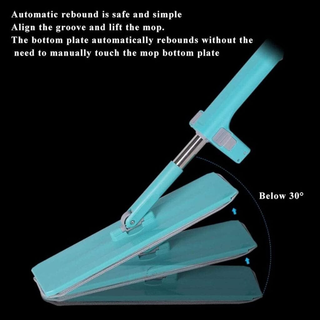 Spray Mop with 2 Interchangeable Heads Microfibre Floor Mop with Rewashable Pads Swivel Head and One Touch Bottle Release Spray Mop with 2 Interchangeable Heads Microfibre Floor Mop with Rewashable Pads Swivel Head and One Touch Bottle Release