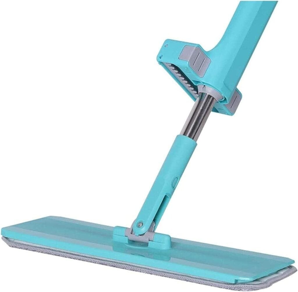 Spray Mop with 2 Interchangeable Heads Microfibre Floor Mop with Rewashable Pads Swivel Head and One Touch Bottle Release Spray Mop with 2 Interchangeable Heads Microfibre Floor Mop with Rewashable Pads Swivel Head and One Touch Bottle Release