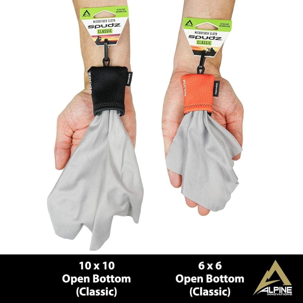 SPUDZ Classic | Microfiber Cloth Screen Cleaner and Lens Cleaner | Open Bottom | Navy Blue | 10 x 10 Inches SPUDZ Classic | Microfiber Cloth Screen Cleaner and Lens Cleaner | Open Bottom | Navy Blue | 10 x 10 Inches