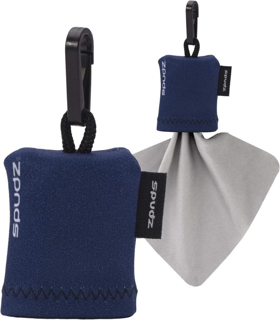 SPUDZ Classic | Microfiber Cloth Screen Cleaner and Lens Cleaner | Open Bottom | Navy Blue | 10 x 10 Inches SPUDZ Classic | Microfiber Cloth Screen Cleaner and Lens Cleaner | Open Bottom | Navy Blue | 10 x 10 Inches