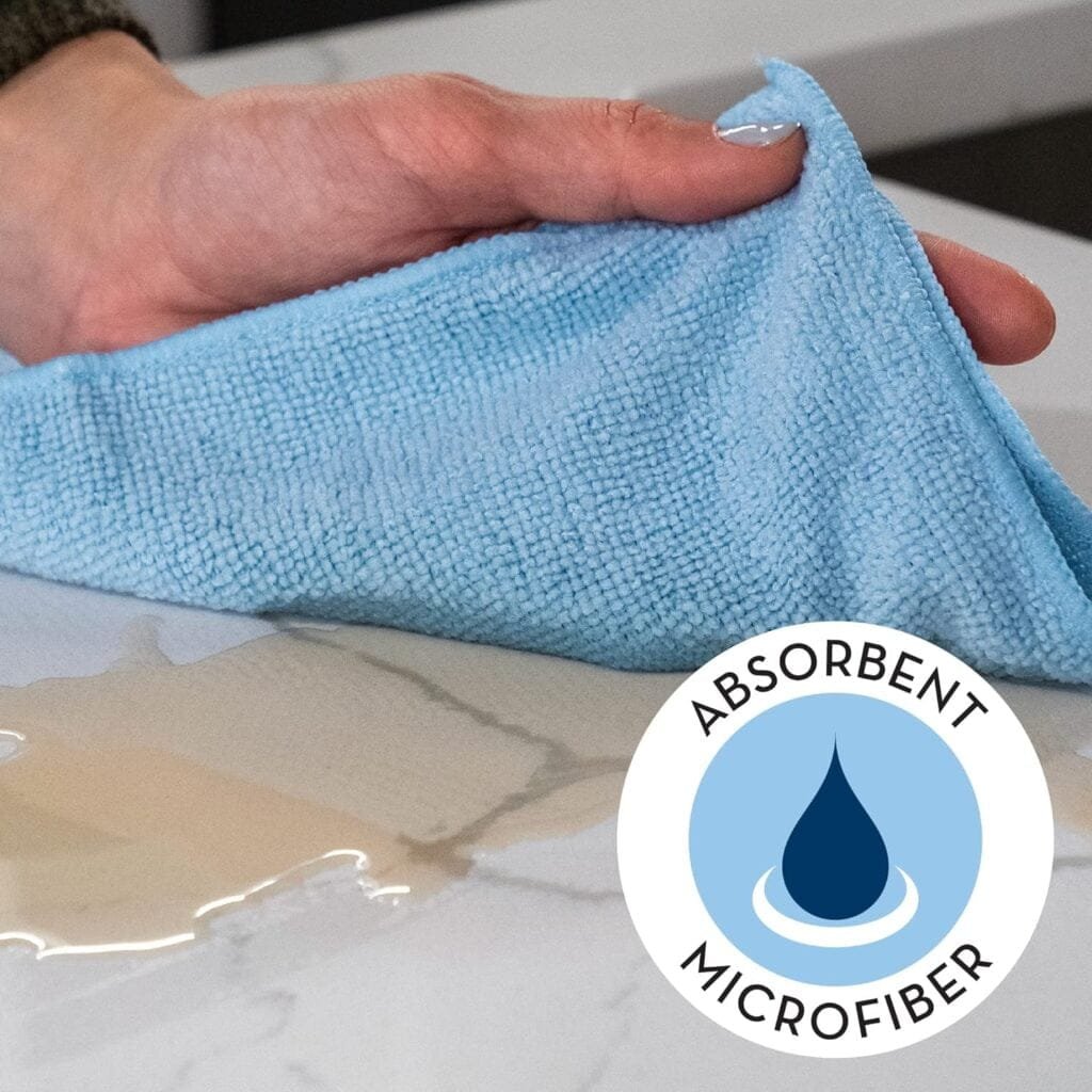 ST INC. Microfiber Cleaning Cloth, Bulk Microfiber Towel for Home, Reusable and Lint Free Cloth Towels for Car, Light Blue, 11.5 Inch x 11.5 Inch, 100 Pack ST INC. Microfiber Cleaning Cloth, Bulk Microfiber Towel for Home, Reusable and Lint Free Cloth Towels for Car, Light Blue, 11.5 Inch x 11.5 Inch, 100 Pack