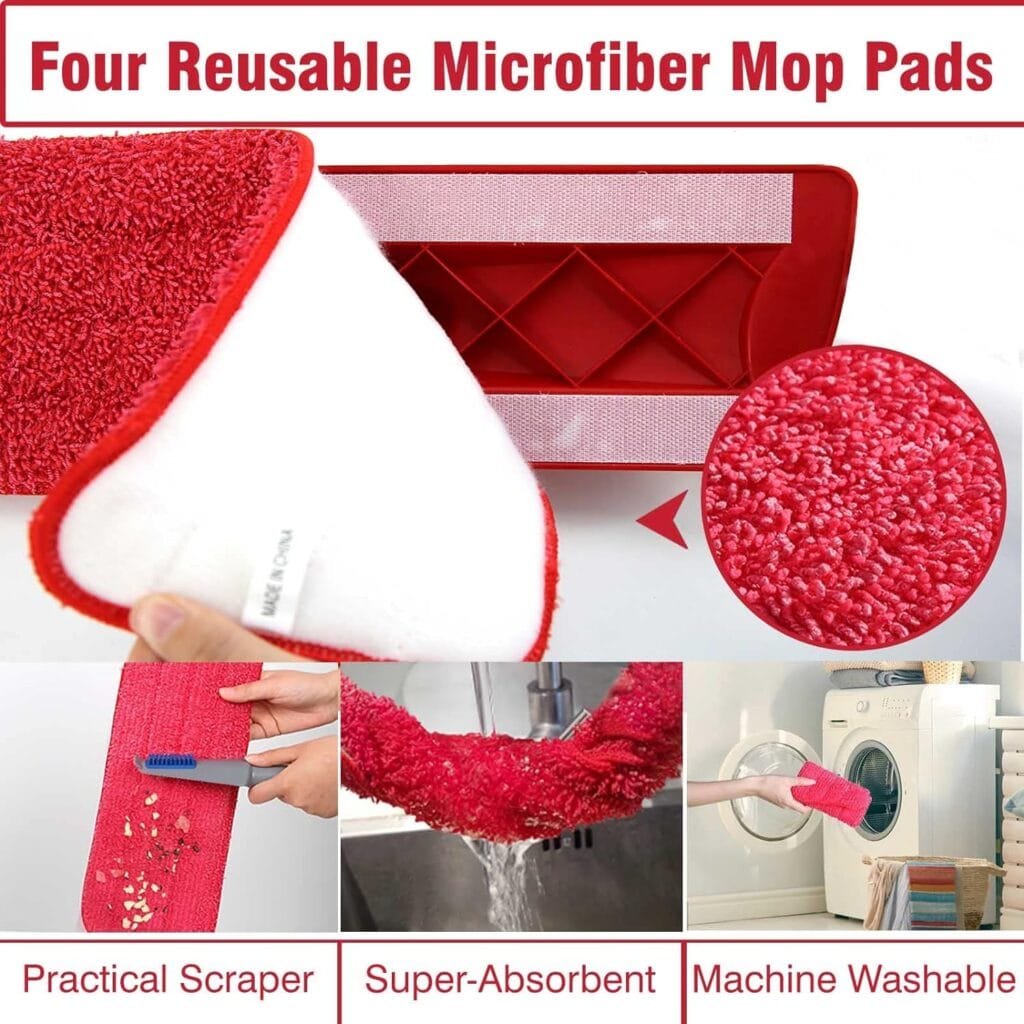 Sturdy Spray Mops for Floor Cleaning, Microfiber Spray Cleaning Mop and Dust Mop for Floor Cleaning Microfiber Mops Hardwood Floor Flat Head Mop Sturdy Spray Mops for Floor Cleaning, Microfiber Spray Cleaning Mop and Dust Mop for Floor Cleaning Microfiber Mops Hardwood Floor Flat Head Mop