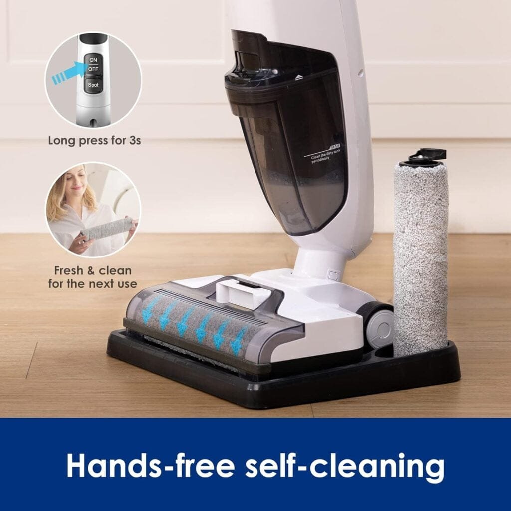 Tineco iFLOOR 2 Complete Cordless Wet Dry Vacuum Floor Cleaner and Mop, One-Step Cleaning for Hard Floors, Great for Sticky Messes and Pet Hair Tineco iFLOOR 2 Complete Cordless Wet Dry Vacuum Floor Cleaner and Mop, One-Step Cleaning for Hard Floors, Great for Sticky Messes and Pet Hair