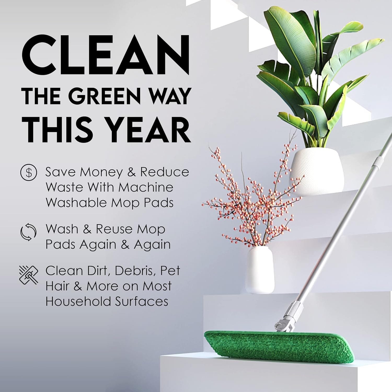Turbo Microfiber Mop Floor Cleaning System Bundle Review Cleaninup