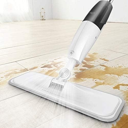 Water Spray Mop Sweeper Rod Carbon Fiber dust Cloth 360 Rotating Cleaning Cloth Head 350ml Tank Water Spray Mop Sweeper Rod Carbon Fiber dust Cloth 360 Rotating Cleaning Cloth Head 350ml Tank