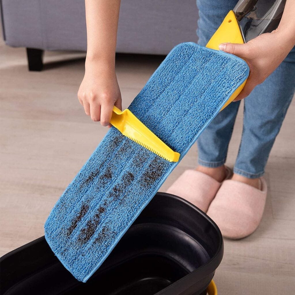 Yocada Microfiber Spray Mop with Total 2 Washable Mop Pad for Hardwood Ceramic Marble Tile Laminate Home Kitchen Floor Cleaning Wet and Dry Easy Wring 600ml Yocada Microfiber Spray Mop with Total 2 Washable Mop Pad for Hardwood Ceramic Marble Tile Laminate Home Kitchen Floor Cleaning Wet and Dry Easy Wring 600ml