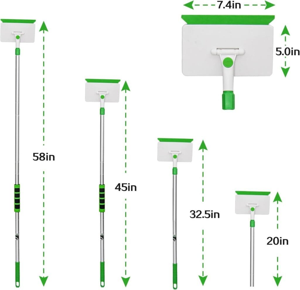Zavrski Baseboard Cleaner Tool with 58 Long Handle Wall Cleaner Mop with Extendable Handle 4 Reusable Cleaning Pads Baseboard Duster for Washing Walls, Ceiling, Floor, Window Zavrski Baseboard Cleaner Tool with 58 Long Handle Wall Cleaner Mop with Extendable Handle 4 Reusable Cleaning Pads Baseboard Duster for Washing Walls, Ceiling, Floor, Window