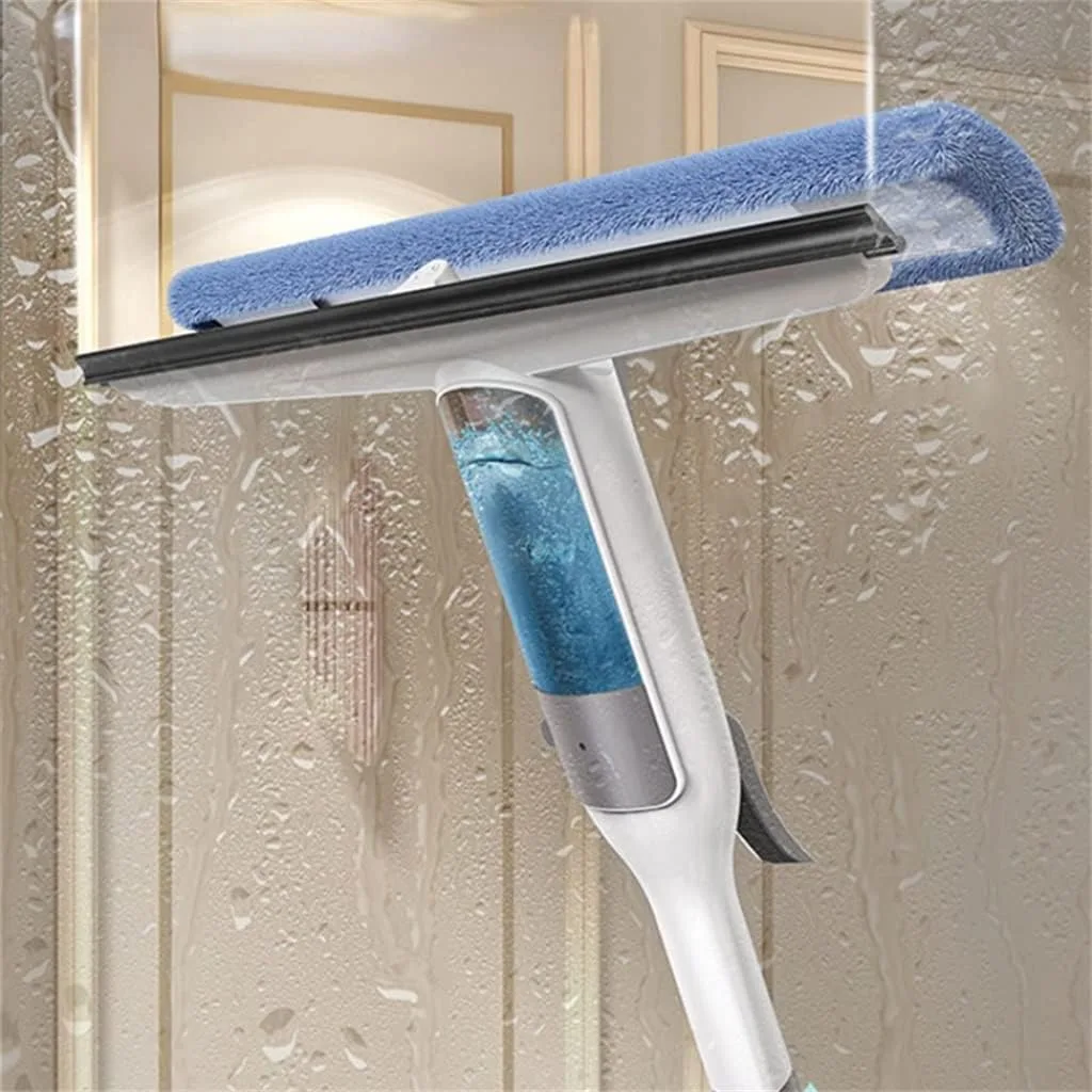 ZSEDP Multifunctional Spray Mop Window Cleaner Glass Wiper Silicone Scraper Shower Floor Cleaning