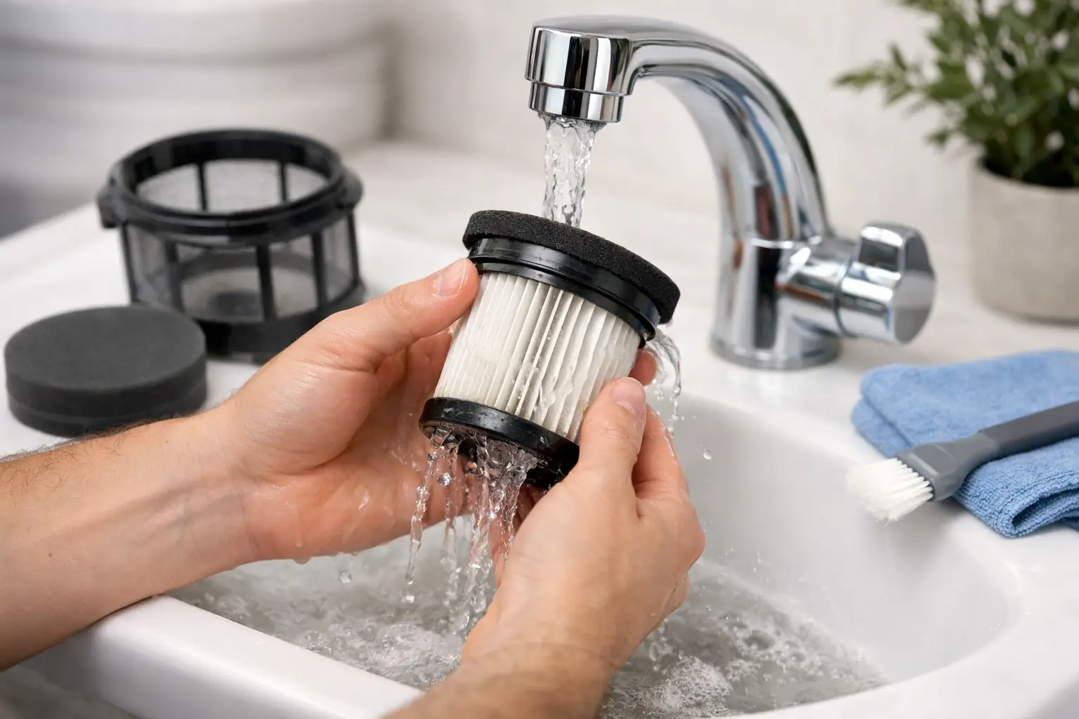 How to Clean a Vacuum Filter Without Damage