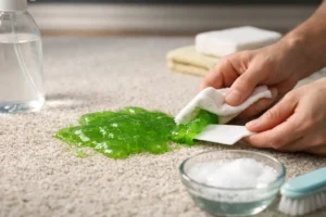 How to Get Slime Out of Carpet Safely