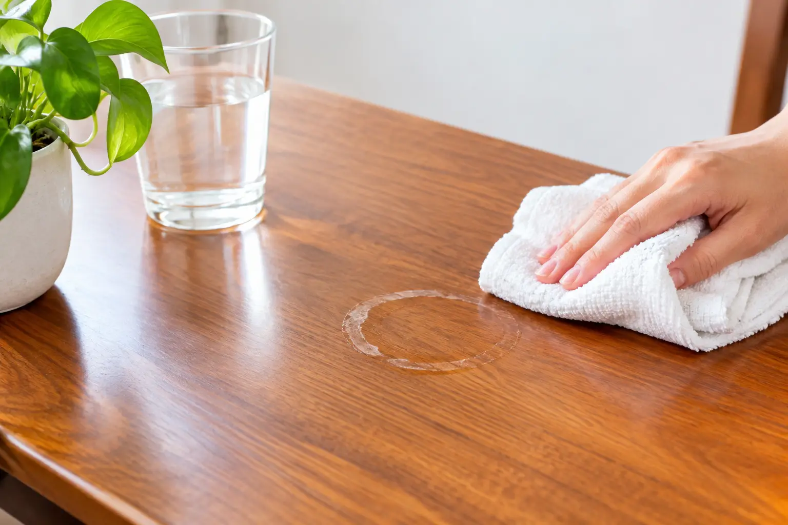 How to Remove Water Rings From Furniture
