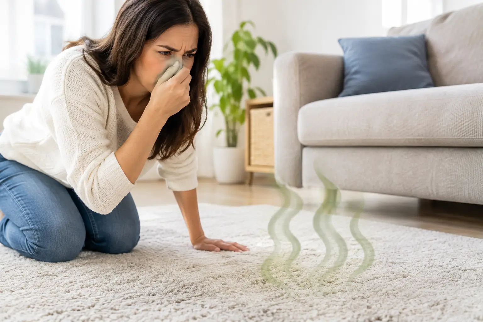 Why Does Carpet Smell? Causes and Fixes